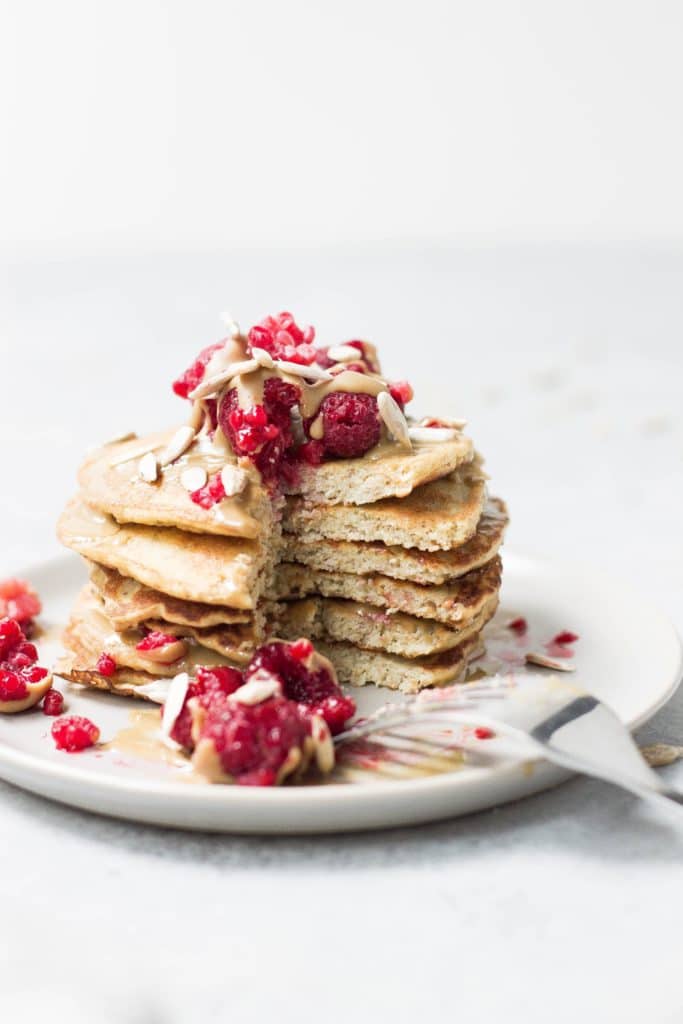 Recette healthy pancakes vegan - Les jus PAF