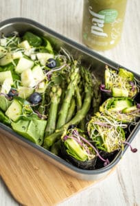 Recette healthy green salad les jus PAF