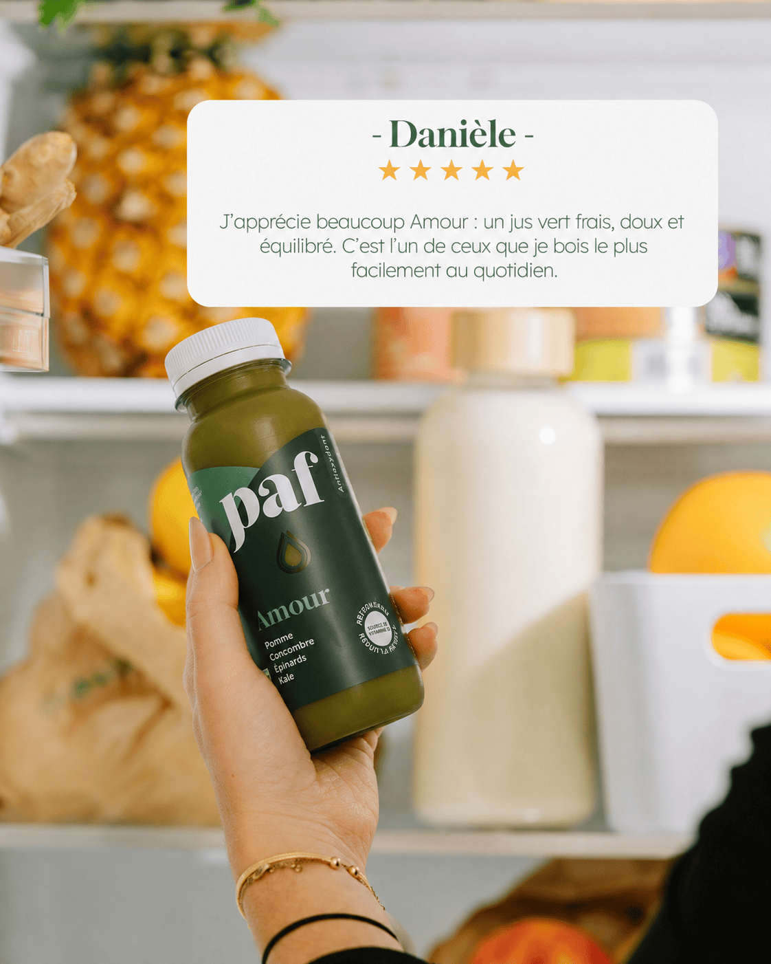 Coffret de jus vert concombre, épinards & kale - AMOUR – Image 5