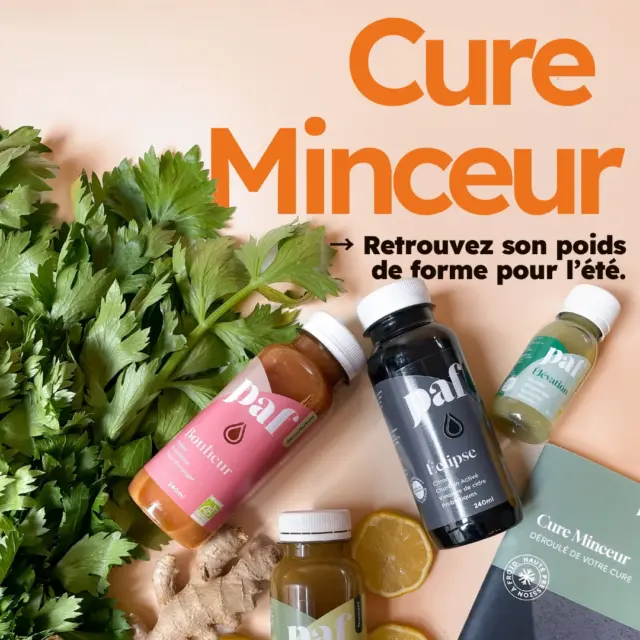 Envie de vous sentir mieux dans votre corps avant l’été ? ☀️

Pas besoin de régime extrême ni de privation.
Notre Cure Minceur est là pour vous accompagner en douceur vers votre poids de forme.

Composée de jus 100 % bio, pressés à froid et riches en superaliments, elle aide à relancer le métabolisme, alléger la digestion et retrouver une vraie sensation de légèreté.

Pourquoi choisir notre cure ?
→ Elle soutient naturellement votre perte de poids sans frustration.
→ Elle favorise l’élimination des toxines et la vitalité.
→ Elle s’intègre facilement dans une routine saine et équilibrée.

Un corps sain, ce n’est pas une question de chiffre.
C’est une question de confort, d’énergie, d’équilibre. Et ça commence ici.

✨ Commandez votre Cure Minceur et offrez à votre corps une vraie pause bénéfique.

#cureminceur #objectifminceur #summerbody #detox #minceur #cure #detoxminceur #curedejus